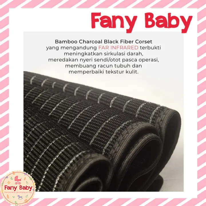 NATURAL MOMS KORSET MELAHIRKAN BAMBOO CHARCOAL 1