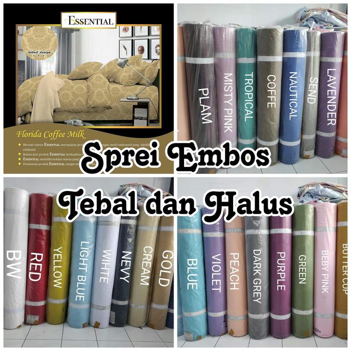 Gambar SPREI SAJA Katun Jacquard Emboss Halus & tebal (tanpa sarban n sargul) dari Aurelia Collection_NEW Kota Administrasi Jakarta Barat Tokopedia