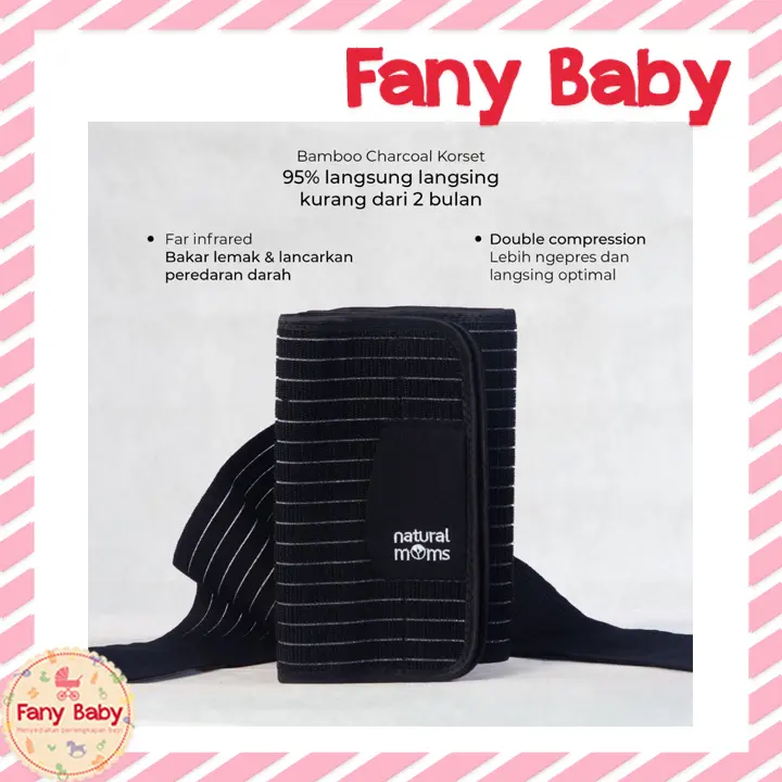 NATURAL MOMS KORSET MELAHIRKAN BAMBOO CHARCOAL 3