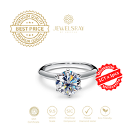 Gambar Cincin Kawin New Gaia Moissanite Ring Adjustable Diamond Look Lamaran - Tanpa Gift dari Luxoela Kota Administrasi Jakarta Barat 1 Tokopedia
