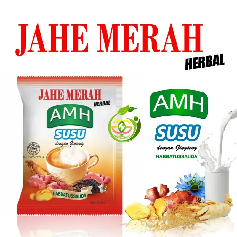 Susu Jahe Merah AMH Original plus Gingeng 1