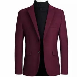 Jas pria maroon manggis/Jas formal pria maroon