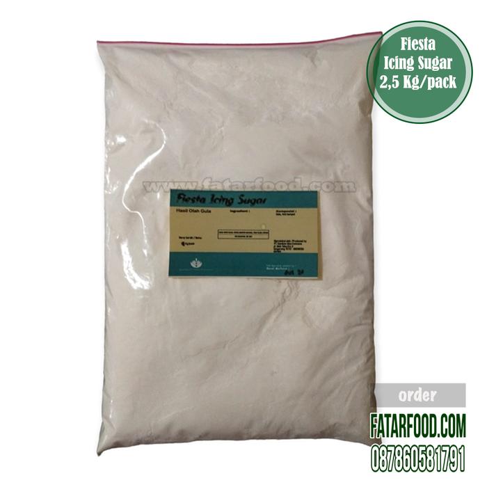 Gambar Fiesta Icing Sugar 2,5 Kg dari fatarfood online shop Kota Denpasar Tokopedia
