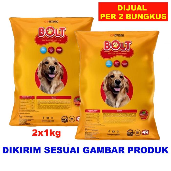 Gambar Cleine Tadita - Makanan Anjing Bolt Repack 1 Kg dari Cleine Tadita Petshop Kota Cimahi Tokopedia