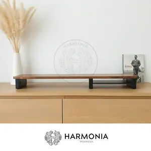 Monitor Riser Monitor Stand Meja Monitor Komputer Laci Harmonia