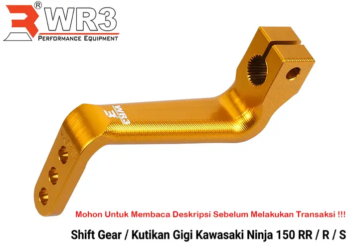 Gambar Shifter Gear Kutikan Congkelan Footstep Operan Gigi WR3 Ninja 150 RR R - Biru dari WR3 Kota Administrasi Jakarta Barat 5 Tokopedia