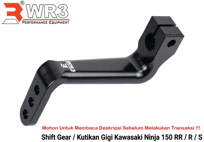Gambar Shifter Gear Kutikan Congkelan Footstep Operan Gigi WR3 Ninja 150 RR R - Biru dari WR3 Kota Administrasi Jakarta Barat 3 Tokopedia