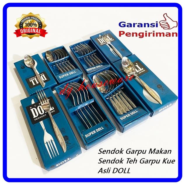 Sendok Makan Super Doll Stainless Steel 403 (ASLI) Per 6 Pcs 1/2 Lusin 5