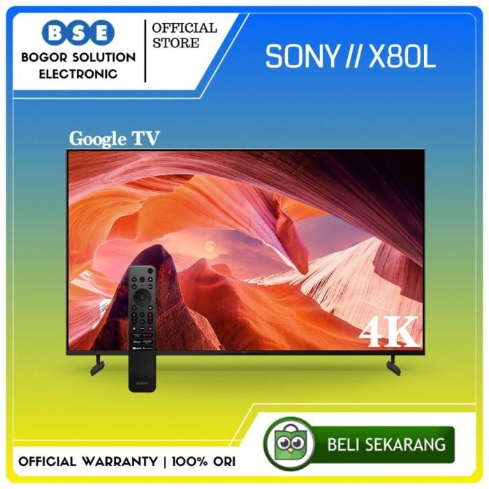 Gambar LED TV SONY KD-75X80L 4K UHD Smart Google TV Sony 75X80L 75 Inch dari Bogor Solution Electronic Kota Bogor Tokopedia