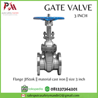 Gambar GATE VALVE 3 4 INCH KATUP STOP KRAN PEMADAM CAST IRON FLANGE JIS10K dari Putra safety mandiri 2 Kota Administrasi Jakarta Utara 1 Tokopedia
