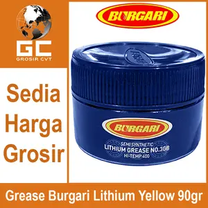 Grease minyak gemuk pelumas lithium yellow BURGARI 100 gr