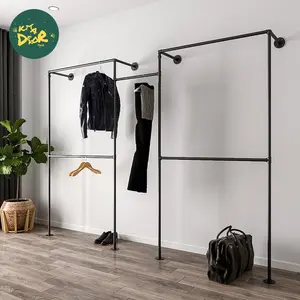 Rack Industrial Minimalis / Rak Pipa Clothes / Rak Baju 2,5m X 2,5m