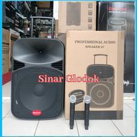 Gambar Speaker Portable BareTone MAX15MHWR Original 15 Inch Paket Komplit dari sinar glodok Jakarta Barat 2 Tokopedia
