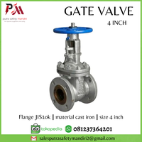 Gambar GATE VALVE 3 4 INCH KATUP STOP KRAN PEMADAM CAST IRON FLANGE JIS10K dari Putra safety mandiri 2 Kota Administrasi Jakarta Utara 2 Tokopedia