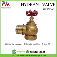 Gambar HYDRANT VALVE KRAN PEMADAM FULL KUNINGAN COUPLING MACHINO 2.5 INCH dari Putra safety mandiri 2 Kota Administrasi Jakarta Utara 1 Tokopedia