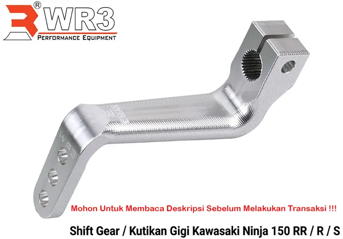 Gambar Shifter Gear Kutikan Congkelan Footstep Operan Gigi WR3 Ninja 150 RR R - Biru dari WR3 Kota Administrasi Jakarta Barat 4 Tokopedia