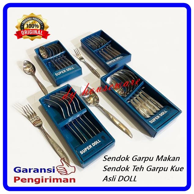 Sendok Makan Super Doll Stainless Steel 403 (ASLI) Per 6 Pcs 1/2 Lusin 1
