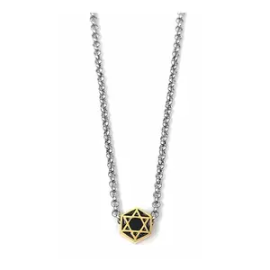 wanita/pria kalung star David liontin perhiasan warna gold limited