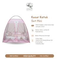 Gambar Obayito Kasur Kotak Bayi Set Kelambu Mini terbaik - As Soft Peach dari Obayito Group Kota Bekasi 4 Tokopedia