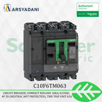 Gambar SCHNEIDER - C10F6TM063 - NSX100F 36kA/415VAC 4 poles 3D TMD trip unit 63A - 1pcs dari arsyadani.id Kota Administrasi Jakarta Pusat 1 Tokopedia