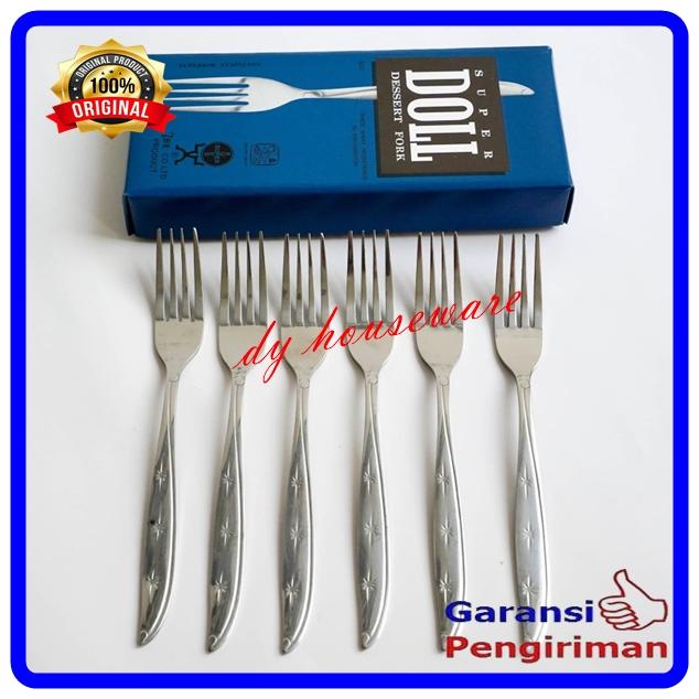 Sendok Makan Super Doll Stainless Steel 403 (ASLI) Per 6 Pcs 1/2 Lusin 4