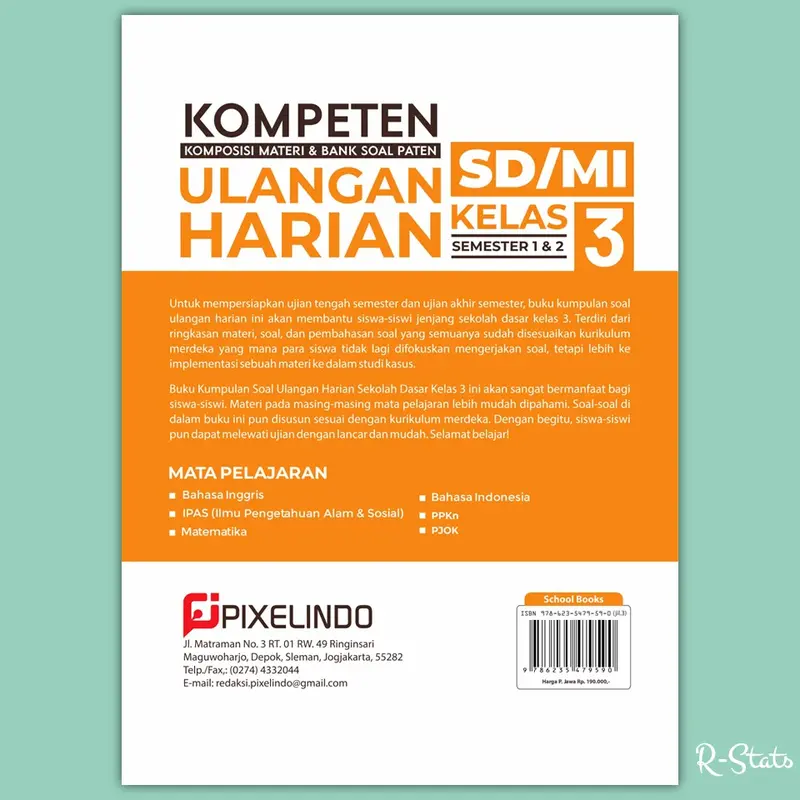 Buku Latihan Soal Kelas 3 SD untuk Ulangan dan Ujian Kurikulum Merdeka 1
