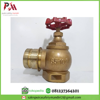 Gambar HYDRANT VALVE KRAN PEMADAM FULL KUNINGAN COUPLING MACHINO 2.5 INCH dari Putra safety mandiri 2 Kota Administrasi Jakarta Utara 2 Tokopedia