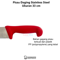 Gambar Cookmaster Pisau Daging Stainless Steel 14 inch dari Casamia Indonesia Jakarta Barat 2 Tokopedia