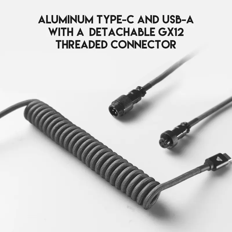 Cable Coiled Fantech AC701 Cable For Mechanical Gaming Keyboard