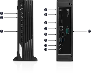 Mini PC MSI Pro Dp21 i5 12400/32/Ssd512/Win11 - Mini PC Intel i5 12400