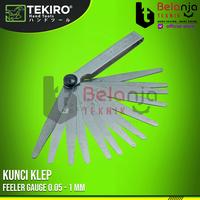 Gambar Tekiro Kunci Klep Feeler Gauge 0.05 - 1 MM 13 Blade Fuller Alat Ukur Celah Kualitas Tinggi untuk Valve Clearance dari Belanja Teknik Kota Bogor 2 Tokopedia