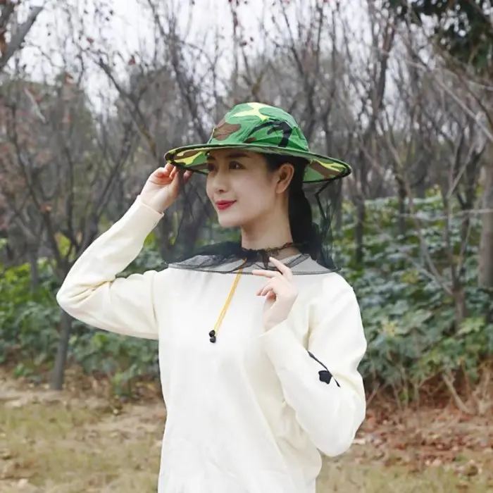 Topi anti sengat lebah anti tembus bahan tebal berkualitas honey comb