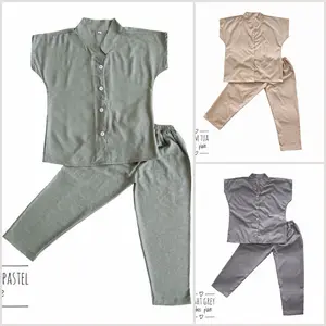 Piyama Set Coway anak Size 6 / One Set Coway Anak Embos Plain