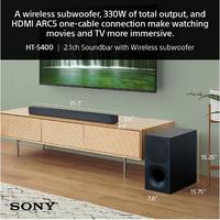 Gambar SONY HTS400 - SPEAKER WIRELESS SOUNDBAR 2.1CH 330W SOUND BAR HT-S400 dari Enter Electronic Kota Tangerang Selatan 3 Tokopedia
