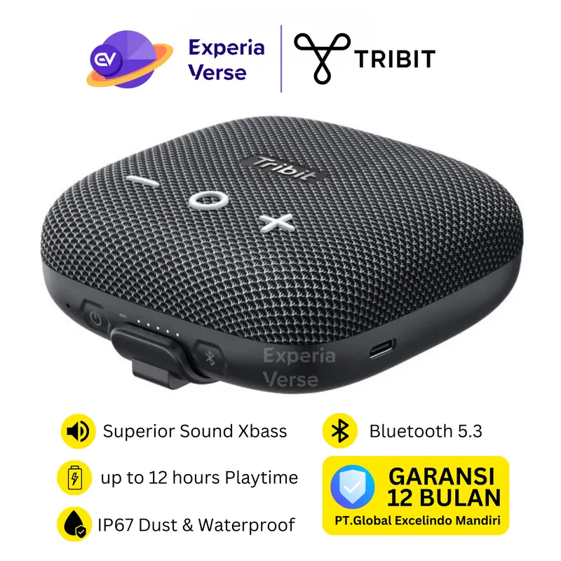 TRIBIT StormBox Micro 2 Bluetooth 5.3 USB-C Portable Speaker 0
