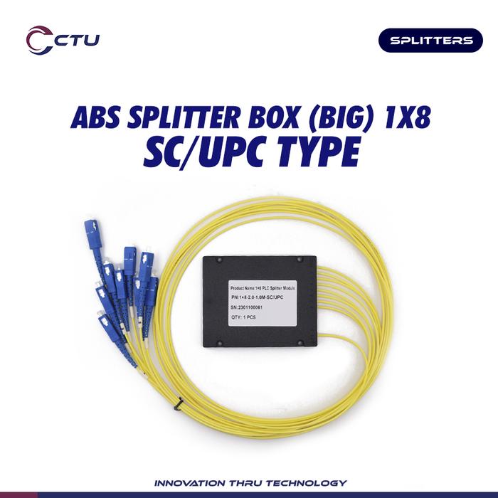 Gambar ABS Splitter Box (big) 1x8, SC/UPC type dari SmartPower Kota Tangerang Selatan Tokopedia