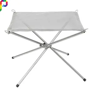 Rak Stand Api Unggun Portable Tungku Camping Tool