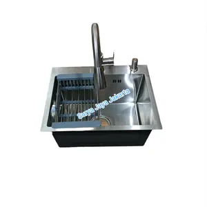 PROMO Paket komplit kitchen sink stainless 5243 SS / Paket kran tarik