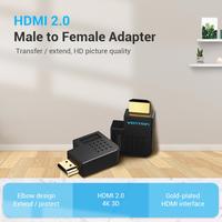 Gambar VENTION ADAPTER DISPLAY - HDMI Male to Female Gender Adapter 90 Degree - AIB Left dari Techno Computer Bali Kota Denpasar 2 Tokopedia