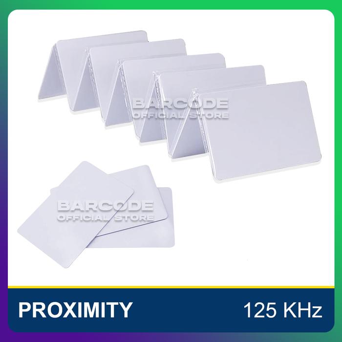 Gambar Kartu RFID Proximity 125 Khz PVC Id Polos Blank Card dari Barcode Store Solutions Kota Administrasi Jakarta Pusat Tokopedia