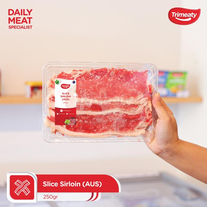 Gambar Slice Sirloin AUS / Daging Slice Bagian Has Luar dari Trimeaty Meatshop Kab. Tangerang Tokopedia