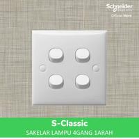 Gambar Saklar Lampu 4 Gang Clipsal S-Classic E34 Schneider dari Voltadigital12 Kota Yogyakarta 1 Tokopedia