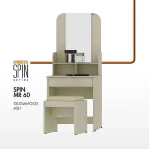 MEJA RIAS PREMIUM MEJA KOSMETIK DRESING TABLE MEJA DANDAN SPIN MR 60