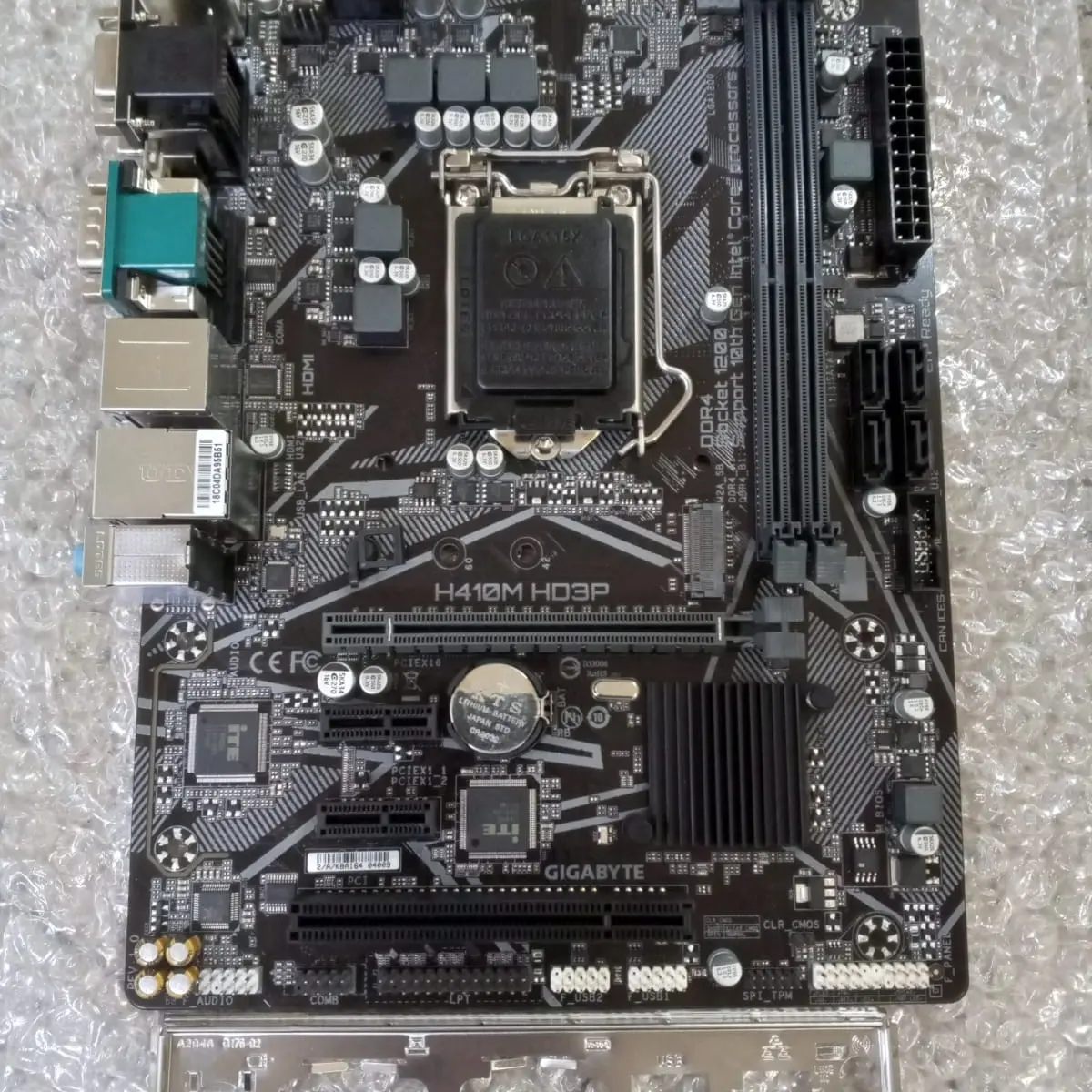 Mobo Gigabyte H410M HD3P socket Lga 1151 ddr4 for Gen 10