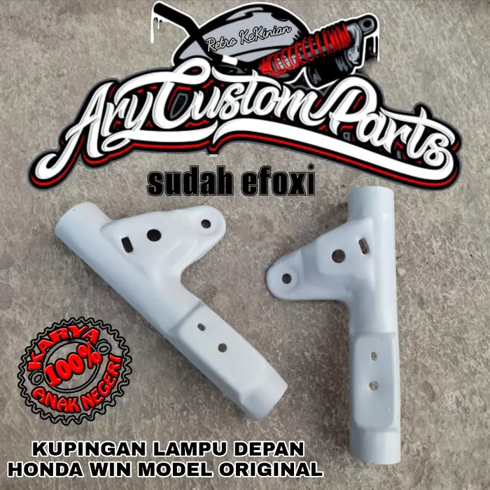 Gambar Kupingan lampu honda win breket lampu honda win old dari Ary Custom Parts Cikarang Kab. Bekasi 2 Tokopedia