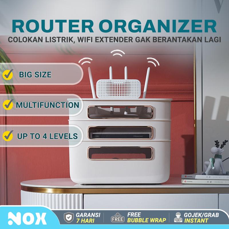 Kotak Router dan colokan kabel listrik organizer box besar cable - Shop ...