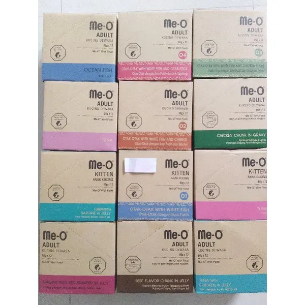 Meo pouch 80gr All varian Wetfood makanan basah kucing 2