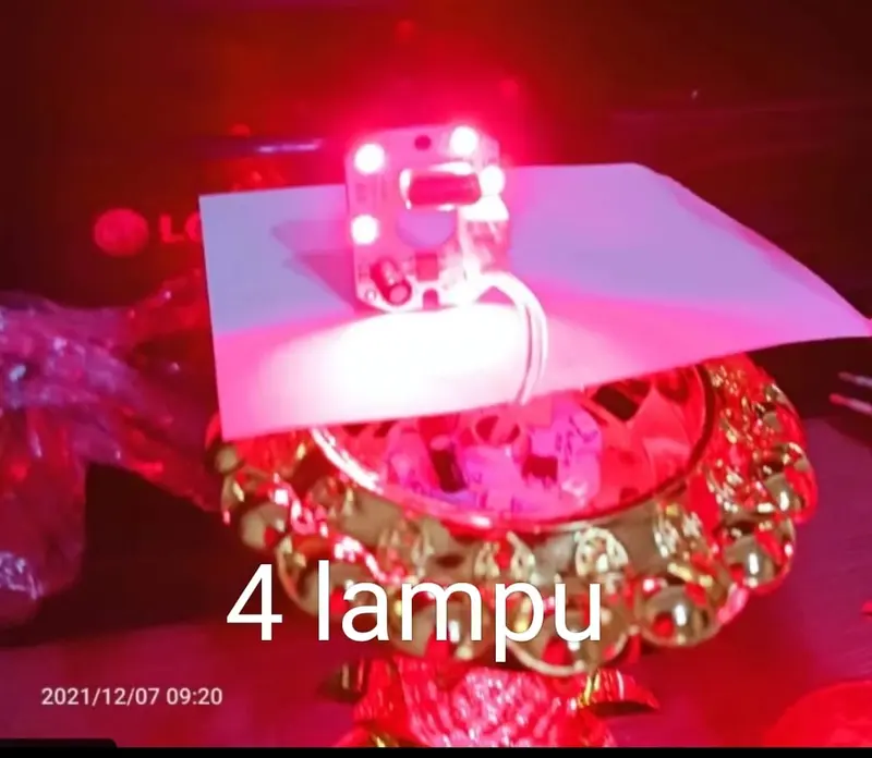 plat lampu sembahyang led - kecil 1
