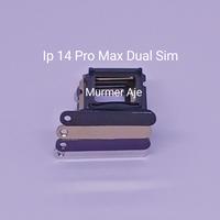 Gambar sim card tray slot sim card iphone 14 pro 14 pro max dual sim oem - Silver dari Murmeraje Kota Tangerang 2 Tokopedia