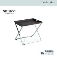 Gambar Natuzzi Editions Conversano Accent Table Nickel - Canaleto Walnut dari La-Z-Boy Indonesia Kota Tangerang 4 Tokopedia